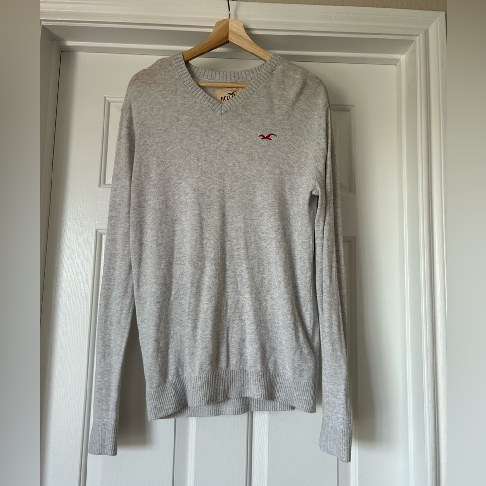 Mens Hollister V-Neck Sweater